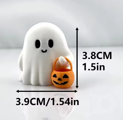 Statue de citrouille de Style animé mignon, décoration d'halloween
